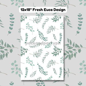 12x18" Tissue Wrapper - Fresh Eucalyptus