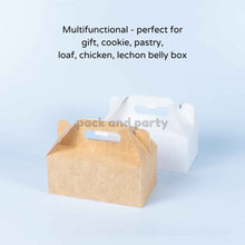 Load image into Gallery viewer, Gift / Chicken / Lechon Belly / Pastry / Loaf Rectangle Carrier Box
