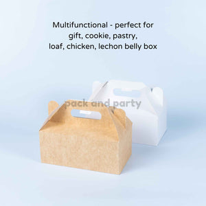 Gift / Chicken / Lechon Belly / Pastry / Loaf Rectangle Carrier Box