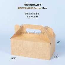 Load image into Gallery viewer, Gift / Chicken / Lechon Belly / Pastry / Loaf Rectangle Carrier Box
