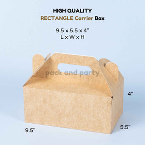 Gift / Chicken / Lechon Belly / Pastry / Loaf Rectangle Carrier Box