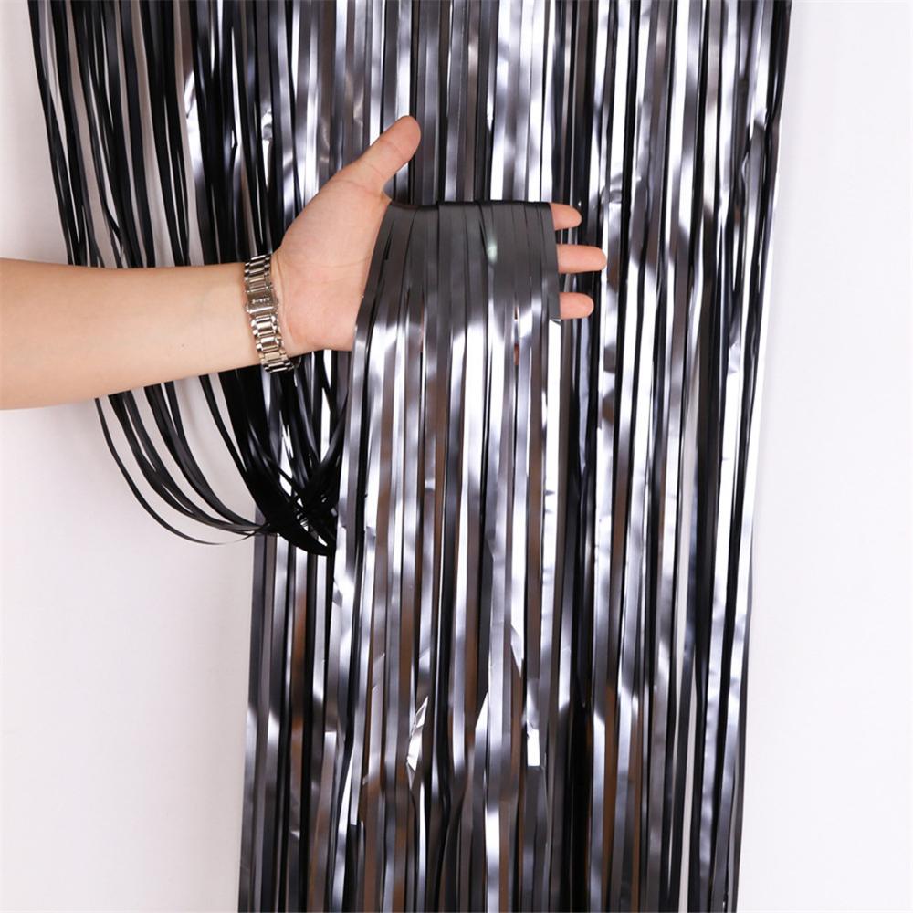 Foil Curtain Black