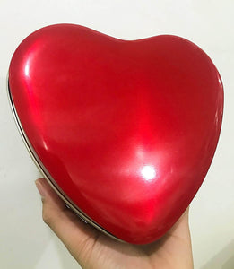 6x2" Heart Tin Can