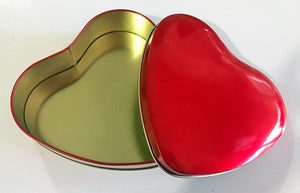 6x2" Heart Tin Can