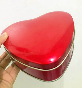 6x2" Heart Tin Can