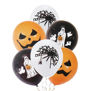 6 in 1 - Asstd Halloween Balloons