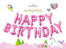 Load image into Gallery viewer, HBD Letter Foil 15&quot; (13 letters)
