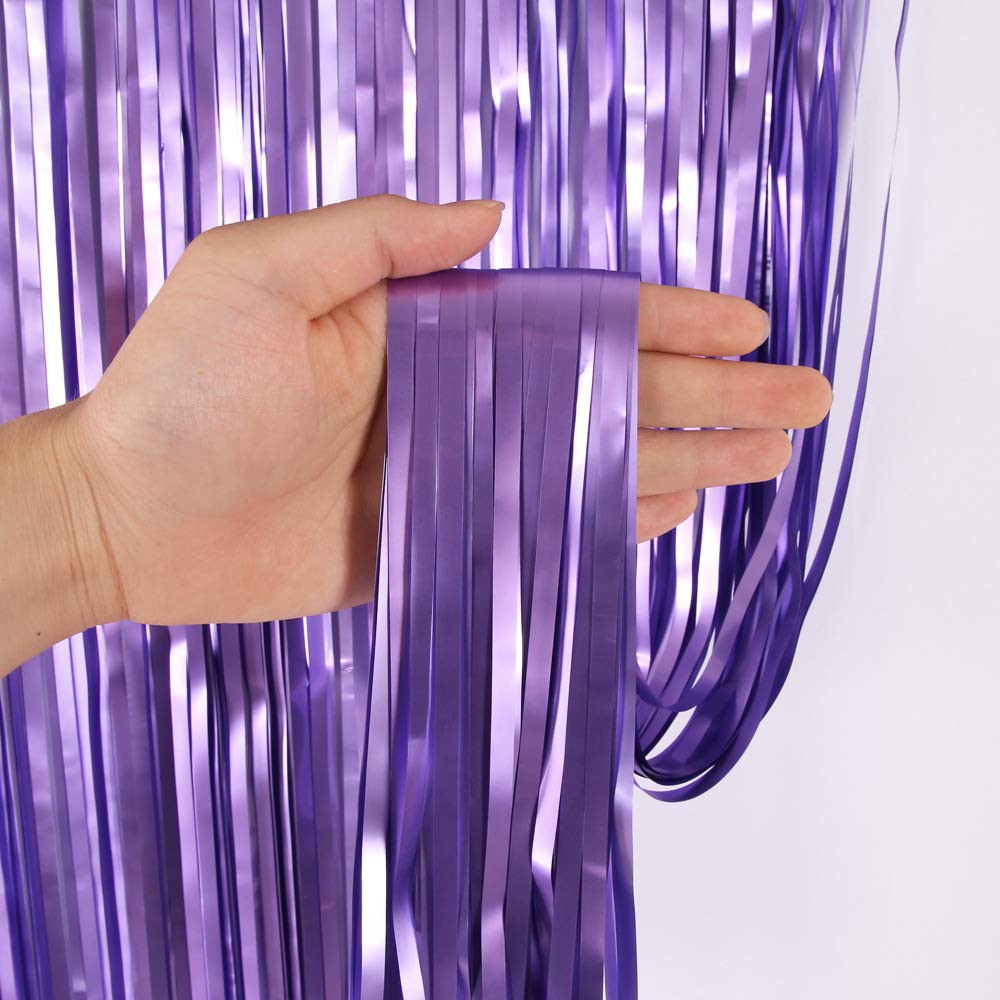 Foil Curtain Purple