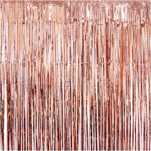 Foil Curtain Rose Gold