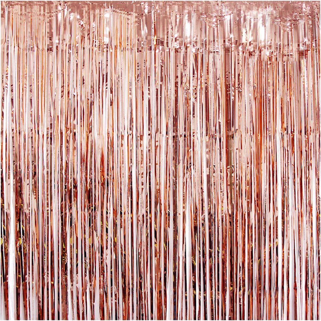 Foil Curtain Rose Gold