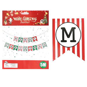 Merry Christmas Banner (Printed)