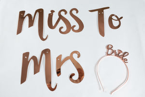 Bride to Be / Miss to Mrs Set