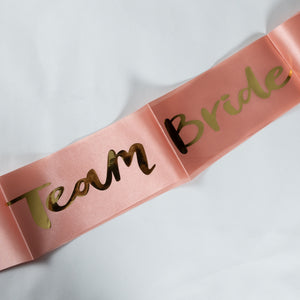 Team Bride Sash and Sunglasses Set