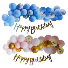 Load image into Gallery viewer, Balloon Garland Kit - Powder Pink and Blue Colorway
