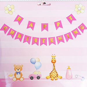 Happy Christening Banner