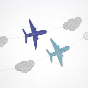 Bunting - Airplane and Clouds