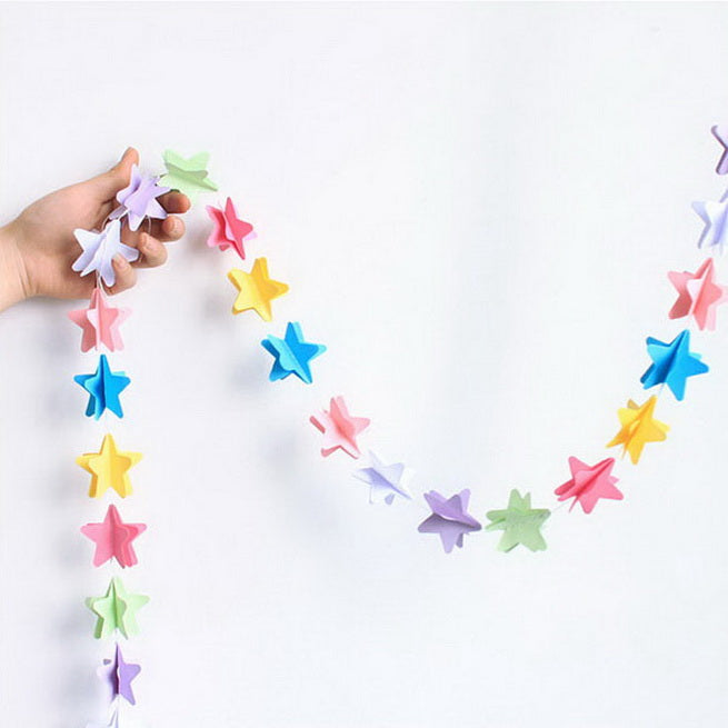 Bunting - 3D Stars