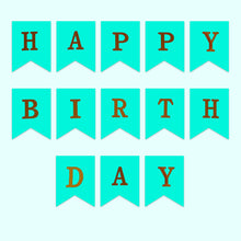 Load image into Gallery viewer, Medium Birthday Banner - Mint
