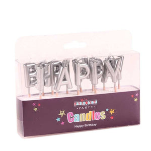 Letter Candle Silver