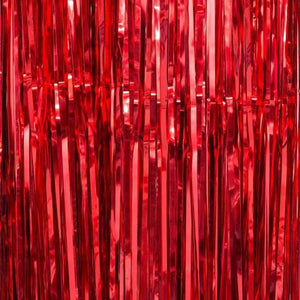 Foil Curtain Red