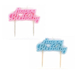 Happy Birthday Pastel Candle