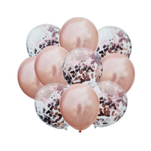 Load image into Gallery viewer, 10 in 1 - Confetti and Pearl Balloons
