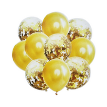 Load image into Gallery viewer, 10 in 1 - Confetti and Pearl Balloons
